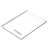 "Vrijheid" Notitieboek (Linkerzijde)