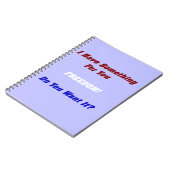 Vrijheid Notitieboek (Linkerzijde)