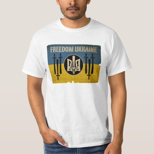 Vrijheid Oekraïne T-shirt (Voorkant)