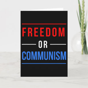 Vrijheid Of Communisme Grappige Verkiezing 2024 Tr Kaart