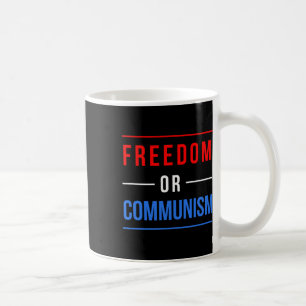 Vrijheid of communisme Grappige verkiezingen 2024  Koffiemok