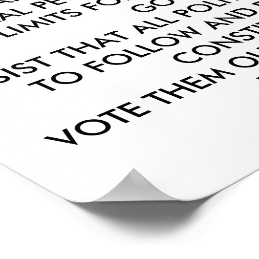 VRIJHEID OF SNELHEID HET IS UW KEUZE OM ONZE TERMI POSTER (Hoek)