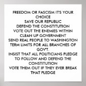 VRIJHEID OF SNELHEID HET IS UW KEUZE OM ONZE TERMI POSTER (Voorkant)