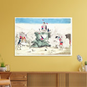 Vrijheid om het beeld van de Groenen te verwerpen Canvas Afdruk (Insitu (Woonkamer))