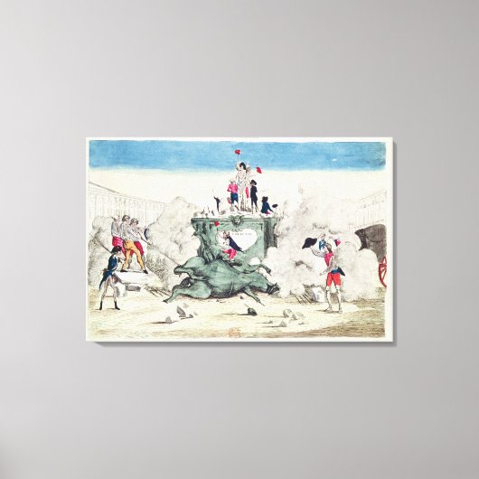 Vrijheid om het beeld van de Groenen te verwerpen Canvas Afdruk (Voorkant)