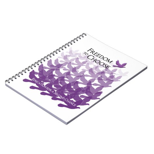 Vrijheid om het journaal te kiezen notitieboek (Linkerzijde)