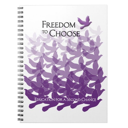 Vrijheid om het journaal te kiezen notitieboek (Voorkant)