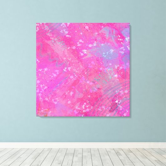 Vrijheid om te creëren canvas afdruk (Insitu (Houten vloer))