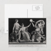 Vrijheid, ontkenning en fanatisme afbreken briefkaart (Voorkant / Achterkant)