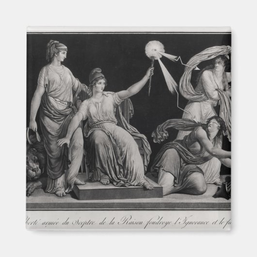 Vrijheid, ontkenning en fanatisme afbreken magneet (Voorkant)