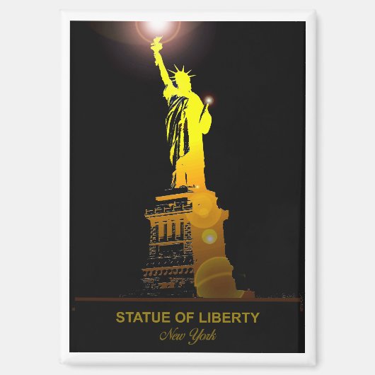 Vrijheid op je koelkast: Vrijheidsmagneet Magneet (Voorkant)