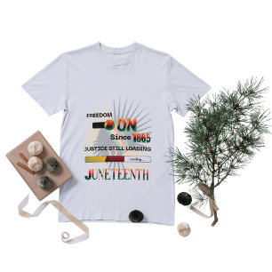 Vrijheid op sinds 1865...Justitie nog steeds aan h T-shirt
