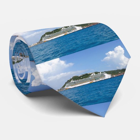 Vrijheid op Sint Maarten Stropdas (Opgerold)