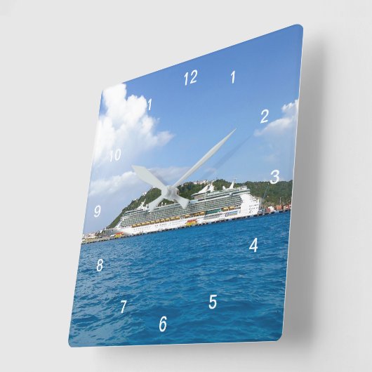 Vrijheid op Sint Maarten Vierkante Klok (Hoek)