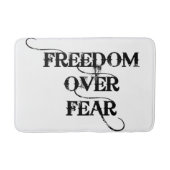 Vrijheid over angst badmat (Voorkant)