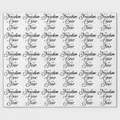 Vrijheid over angst cadeaupapier (Vlak)