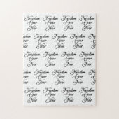 Vrijheid over angst legpuzzel (Verticaal)