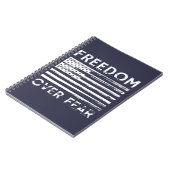 Vrijheid over angst notitieboek (Linkerzijde)