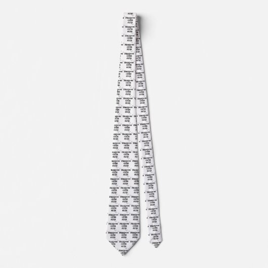 Vrijheid over angst stropdas (Voorkant)