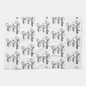 Vrijheid over angst theedoek (Horizontaal)