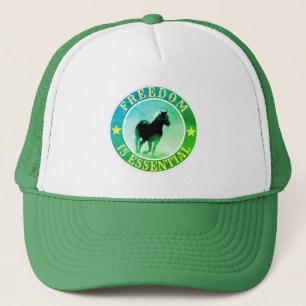 Vrijheid (paard, groen) trucker pet