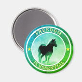 Vrijheid (paard) magneet (Voorkant / Achterkant)