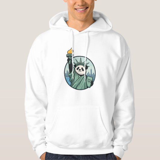 Vrijheid Panda Hoodie (Voorkant)