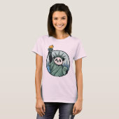 Vrijheid Panda T-shirt (Voorkant volledig)