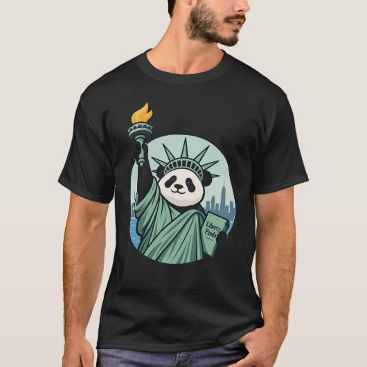 Vrijheid Panda T-shirt (Voorkant)