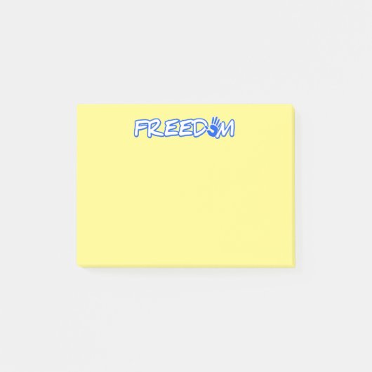 vrijheid post-it® notes (Voorkant)