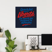 Vrijheid Poster (Thuiskantoor)