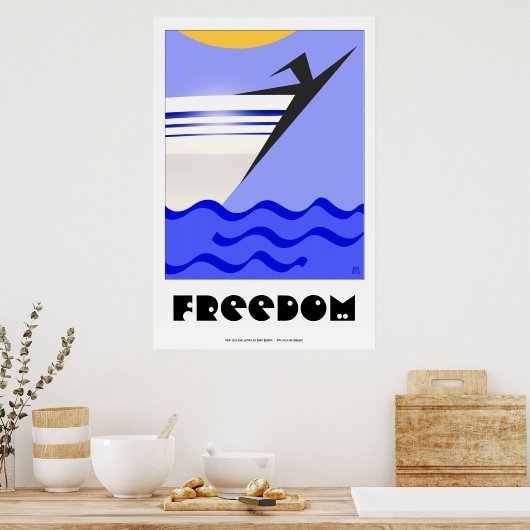 Vrijheid! Poster (Keuken)