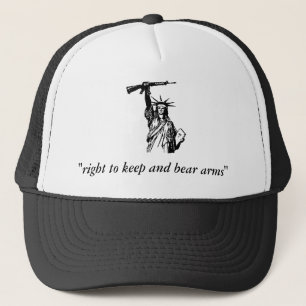 Vrijheid "recht om wapens te houden en te beren" trucker pet