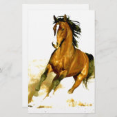 Vrijheid - rijppaarden briefpapier (Voorkant / Achterkant)