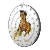 Vrijheid - rijppaarden dartbord (Voorkant Rechts)