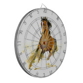 Vrijheid - rijppaarden dartbord (Voorkant Links)