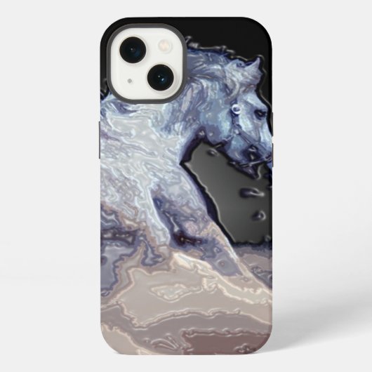 Vrijheid - rijppaarden iPhone hoesje (Achterkant)