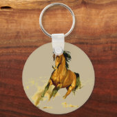 Vrijheid - rijppaarden sleutelhanger (Voorkant)