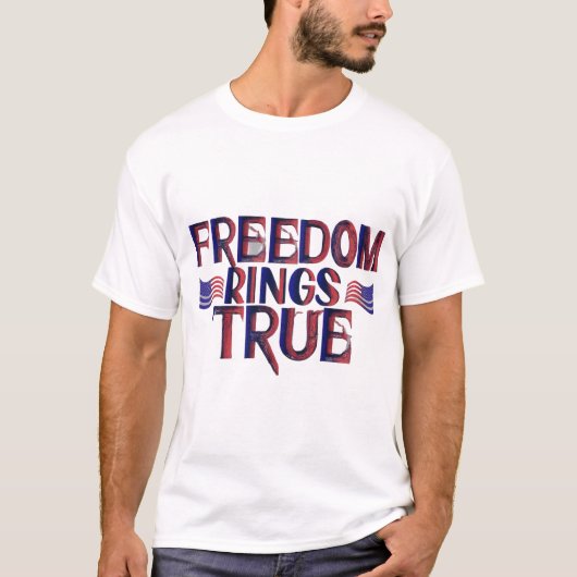 Vrijheid ringen waar t-shirt (Voorkant)