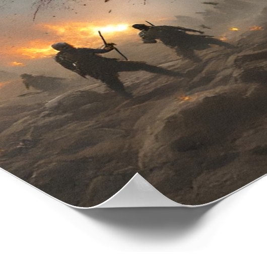 Vrijheid Roept  Poster (Hoek)