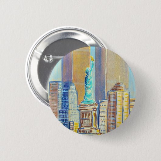 Vrijheid Ronde Button 5,7 Cm (Voorkant /achterkant)