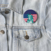 Vrijheid Ronde Button 5,7 Cm (In situ)