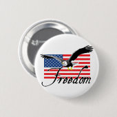 vrijheid ronde button 5,7 cm (Voorkant /achterkant)