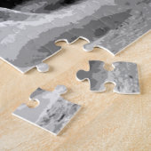 Vrijheid - Ruitend Horse Black White Legpuzzel (Zijkant)