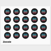 Vrijheid S maart 021 Ronde Sticker (Vel)