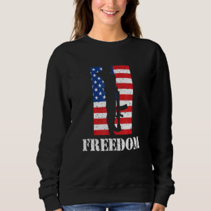 Vrijheid - Salute American Flag Veteran Proud Mili Trui