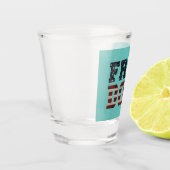 Vrijheid shotglas Patriottisch Bar Cadeau voor Ame Shot Glas (Links)