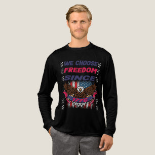 Vrijheid sinds 1776 - Bald Eagle Tri-Blend Shirt