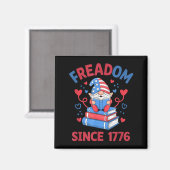 Vrijheid sinds 1776 Vuurwerk Kabouter Amerikaanse Magneet (Voorkant / Achterkant)