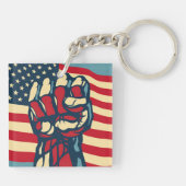 Vrijheid Sleutelhanger (Achterkant)